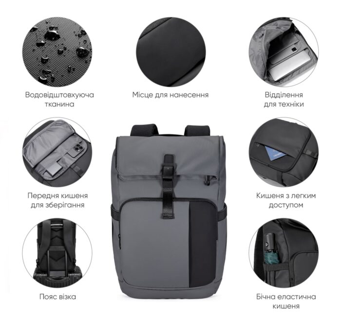 Рюкзак для ноутбука Fantom, TM Discover - Зображення 6
